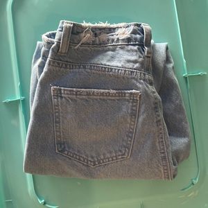 distressed light wash jeans missguided